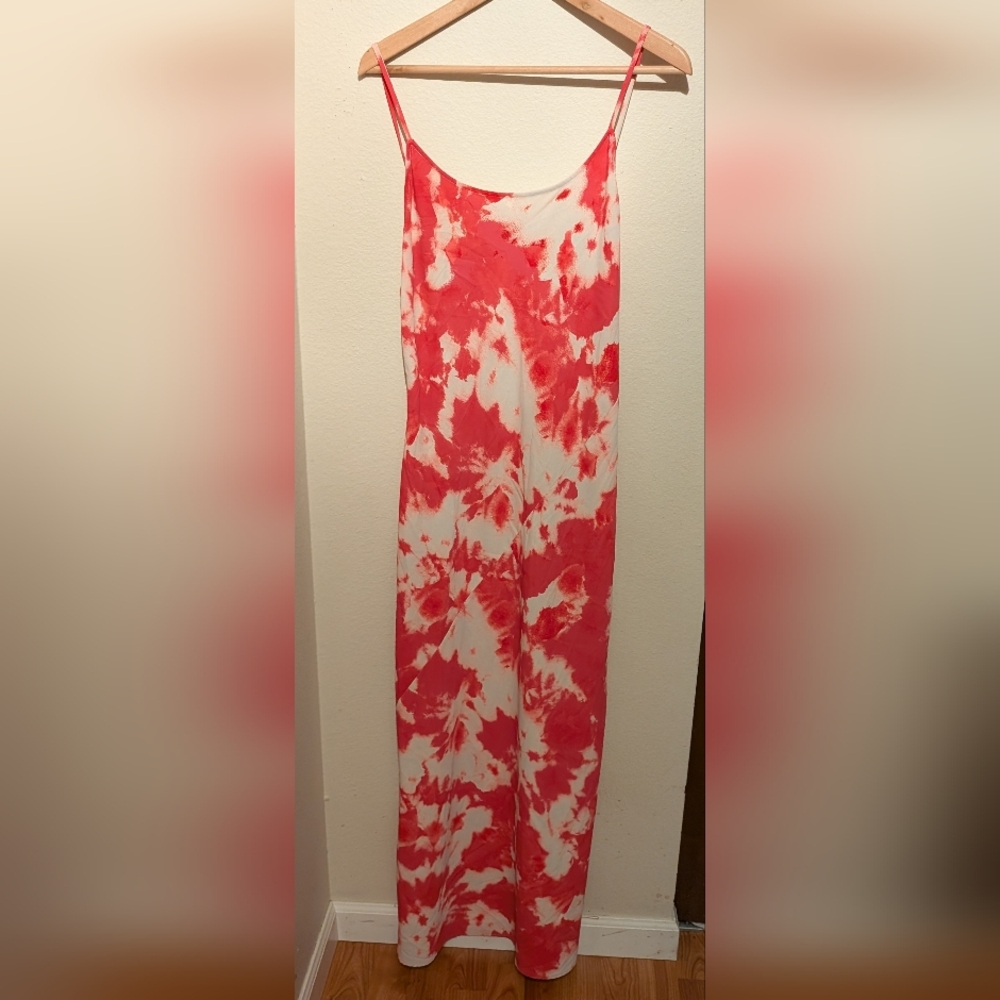 Thakoon Pink and White Tie-Dye Maxi Dress - Picture 4 of 6